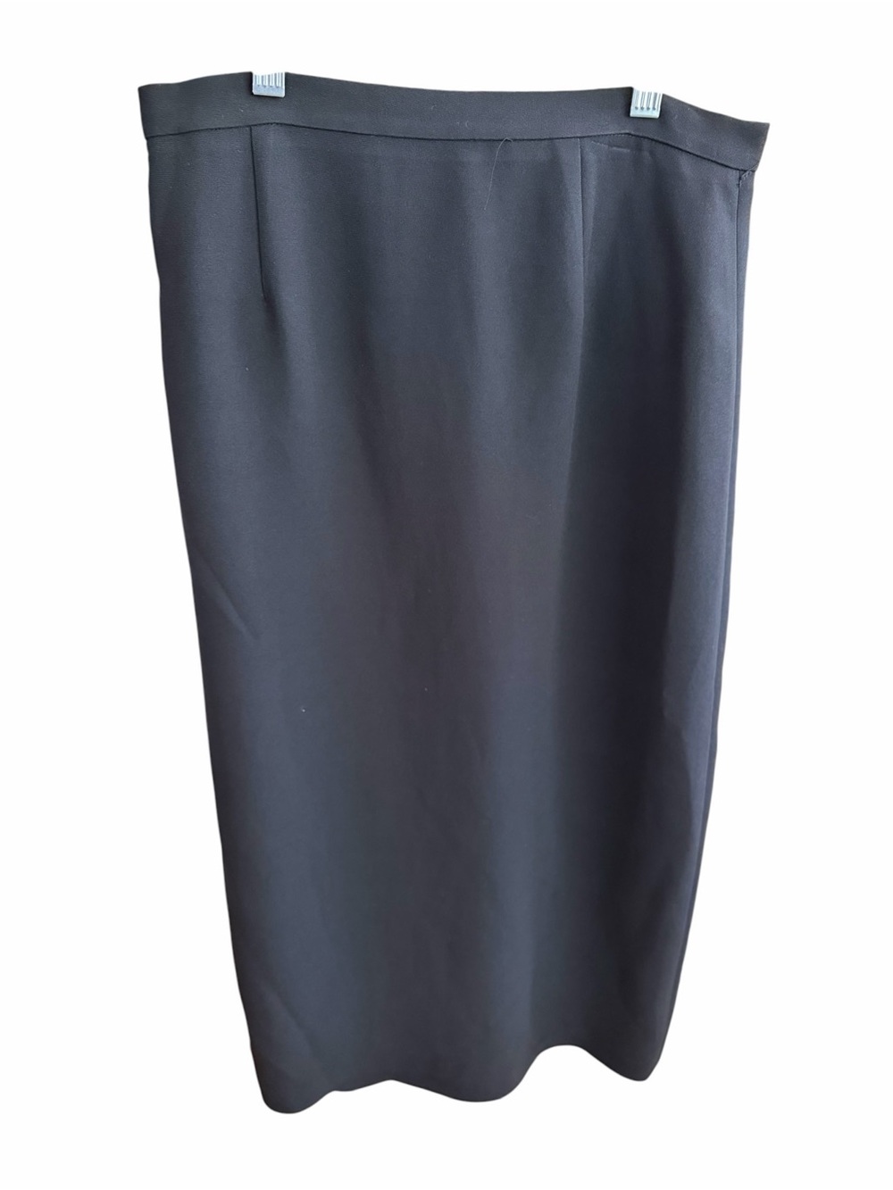 Petite Sophisticate Collectibles Long Black Career Office Skirt Women's Size 8
